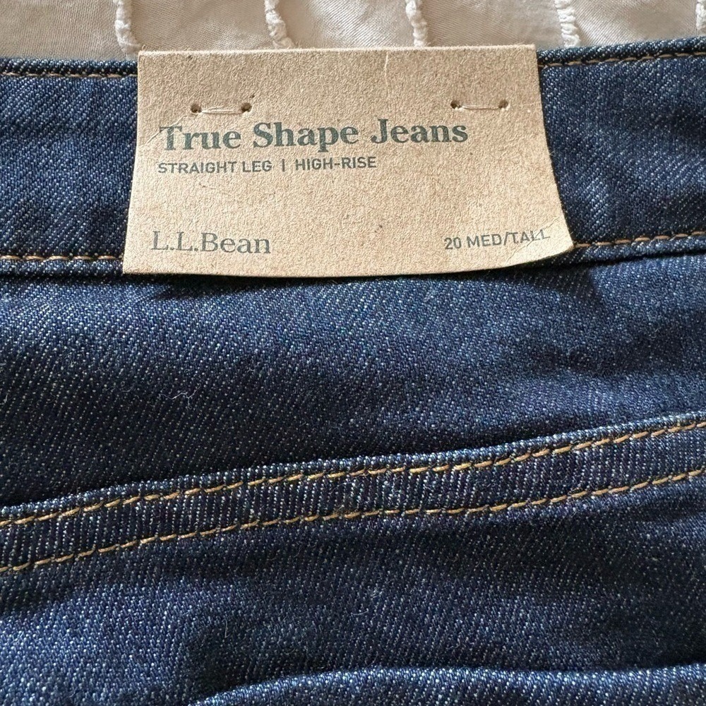 NWT True shape SHAPING Jean Tall PLUS Size 20 High Rise $110 - Picture 2 of 7